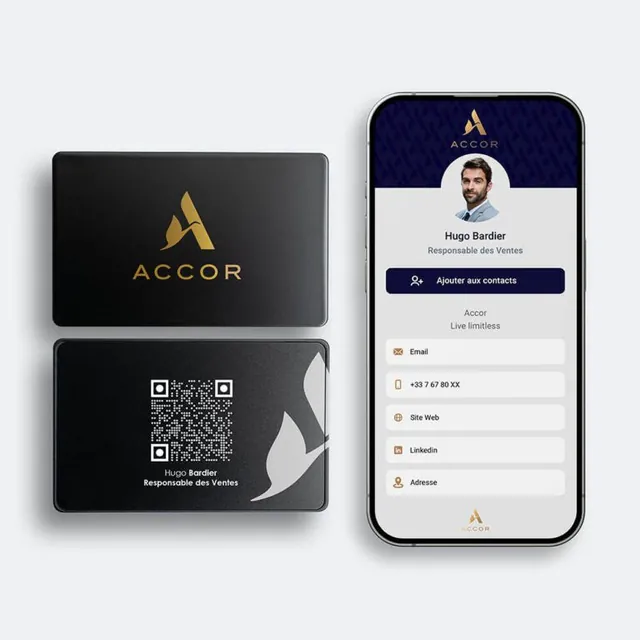 Carte de visite NFC Accor