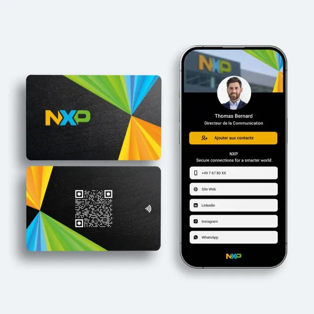 Carte de visite NFC NXP