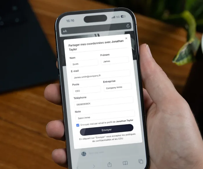 Profil digital KIPFUL sur smartphone